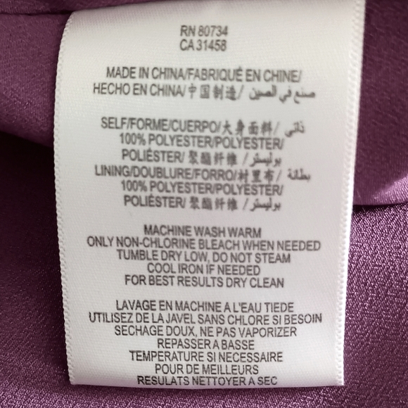 BCBGeneration Strapless Print Off Center Ruffle Dress, Size 2 - Picture 6 of 6